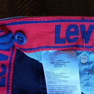 Boys Levi's Jean's sz 12 reg